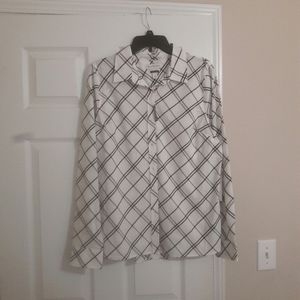 Kim Rogers® Long Sleeve Easy Care Shirt - NWT